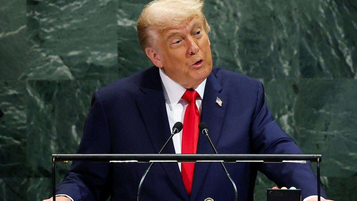 image for Trump's big UN speech received with awkward laughter in embarrassing backfire