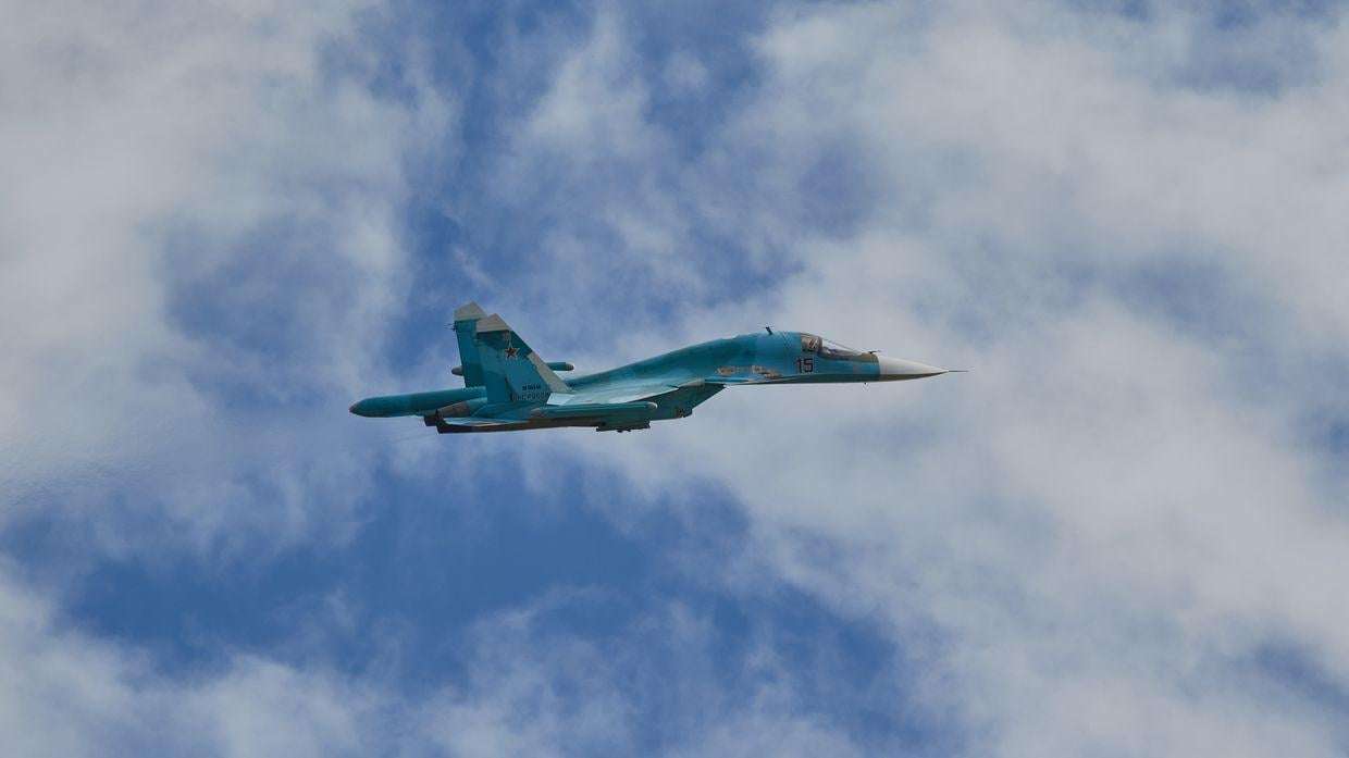 image for Ukraine shoots down Russian Su-34 bomber over Zaporizhzhia Oblast, Air Force says