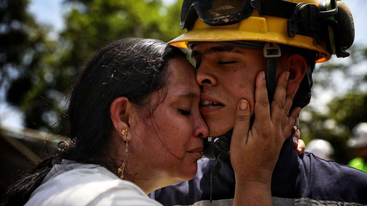 image for 23 miners rescued after 43 hours trapped in Colombian gold mine