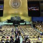 image for OC: Delegates walk out of the UNGA as Israeli PM Netanyahu speaks