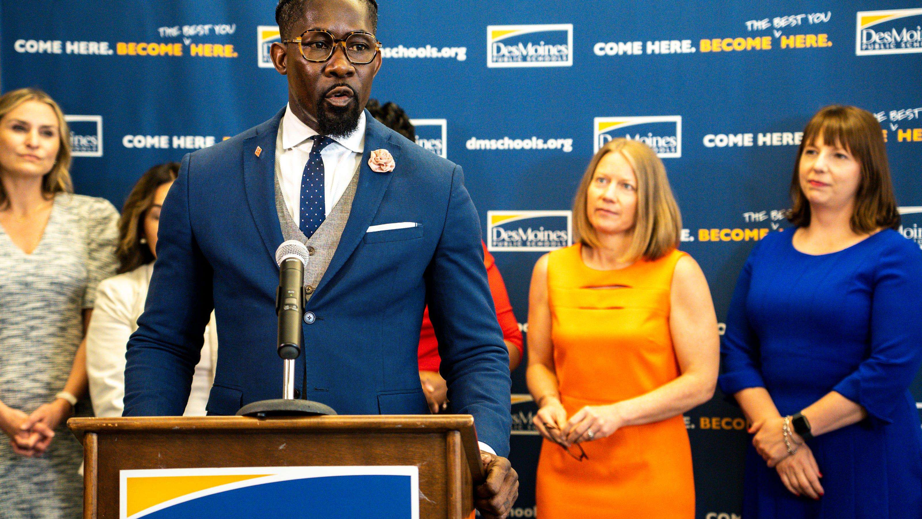 image for Des Moines Public Schools Superintendent Ian Roberts arrested by ICE