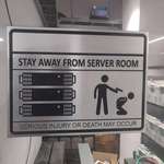image for Stay away from server room
