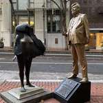 image for Trump Pop-Up Statue in Portland