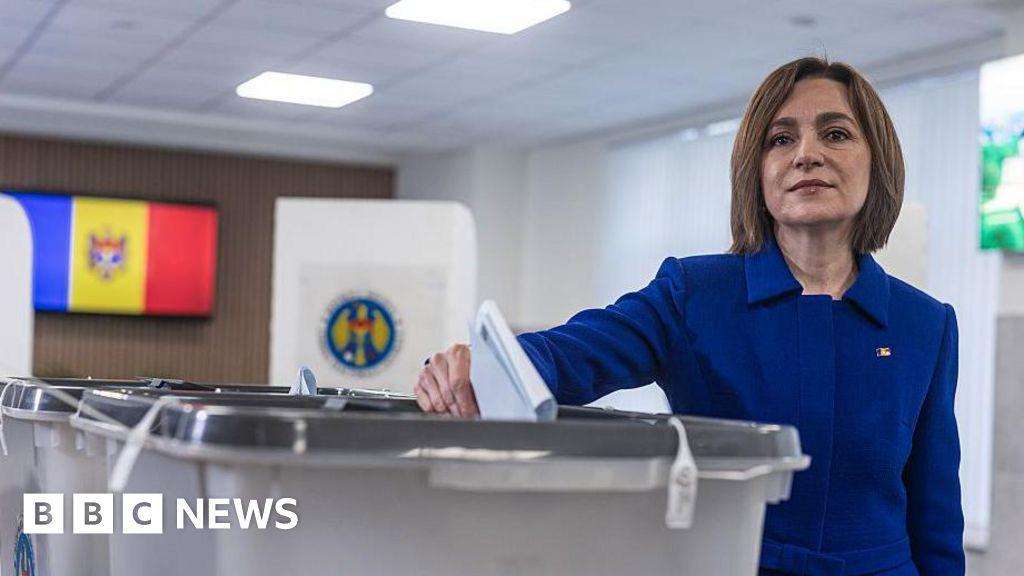 image for Pro-EU party in Moldova set to win vote mired in claims of Russian interference