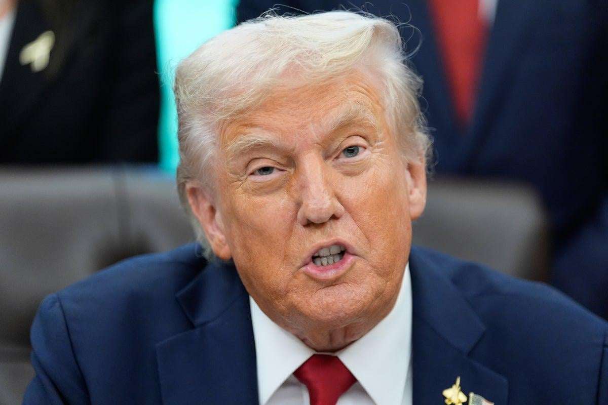 image for Trump calls Democrats ‘the party of hate, evil, and Satan’ in late-night Truth Social rant