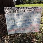 image for Photographed this sign outside of a NC polling center back in 2018.