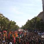 image for [OC] Protest for Palestine in Barcelona, Spain
