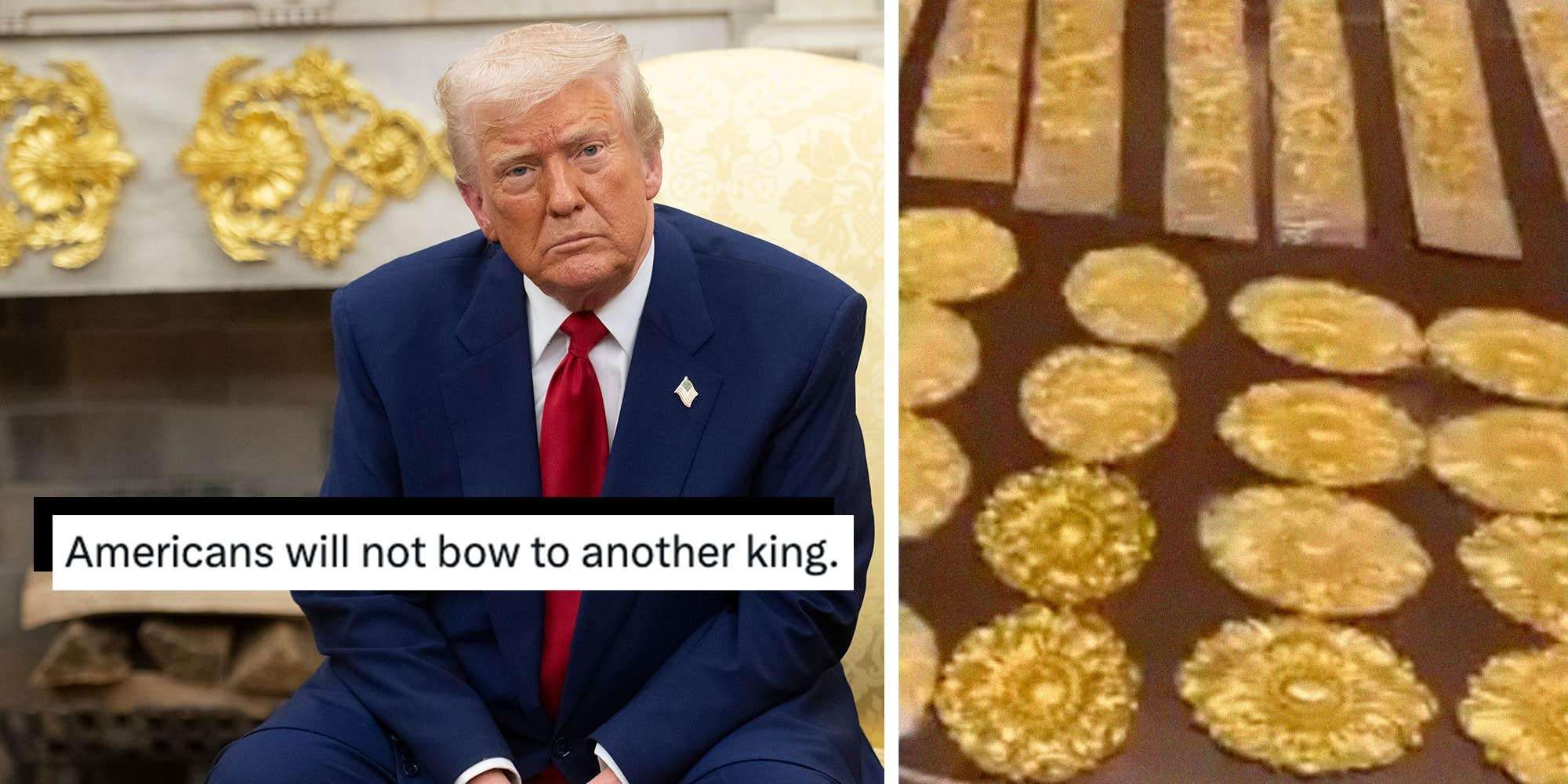 image for “Can we just get healthcare”: Trump criticized for “bragging” about 24-karat gold Oval Office décor as Americans struggle to pay bills