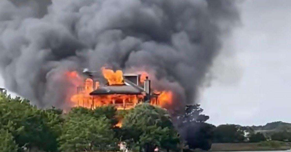 image for House of South Carolina Judge Criticized by Trump Administration Burns Down