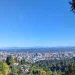 image for Portland, OR today. Definitely not burning to the ground.