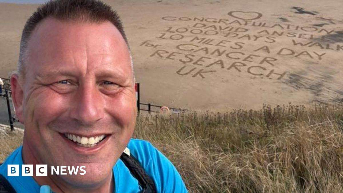 image for Sunderland army reservist completes 1,000-day cancer fundraising walking challenge