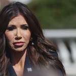 image for US Homeland Security Secretary Kristi Noem arrives in London for People Smuggling Summit 09/08/2025