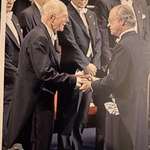 image for This is my uncle Raymond Davis Jr receiving the Nobel Prize in 2002 for his work with neutrinos.