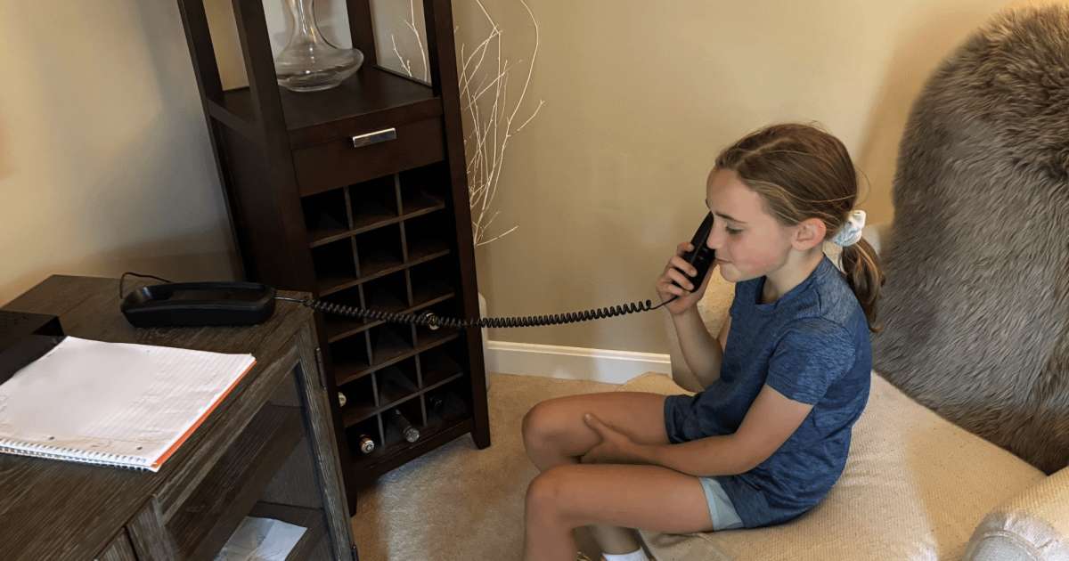 image for Maine parents say getting an old school landline for kids is revolutionary