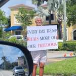 image for Stuart FL yesterday. I gave him a thumbs up after the picture