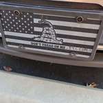 image for Got a new car and the front plate is rusted on so I had to edit it :(