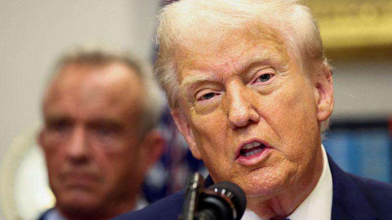 image for Trump received Covid vaccine and flu shot during second physical of the year