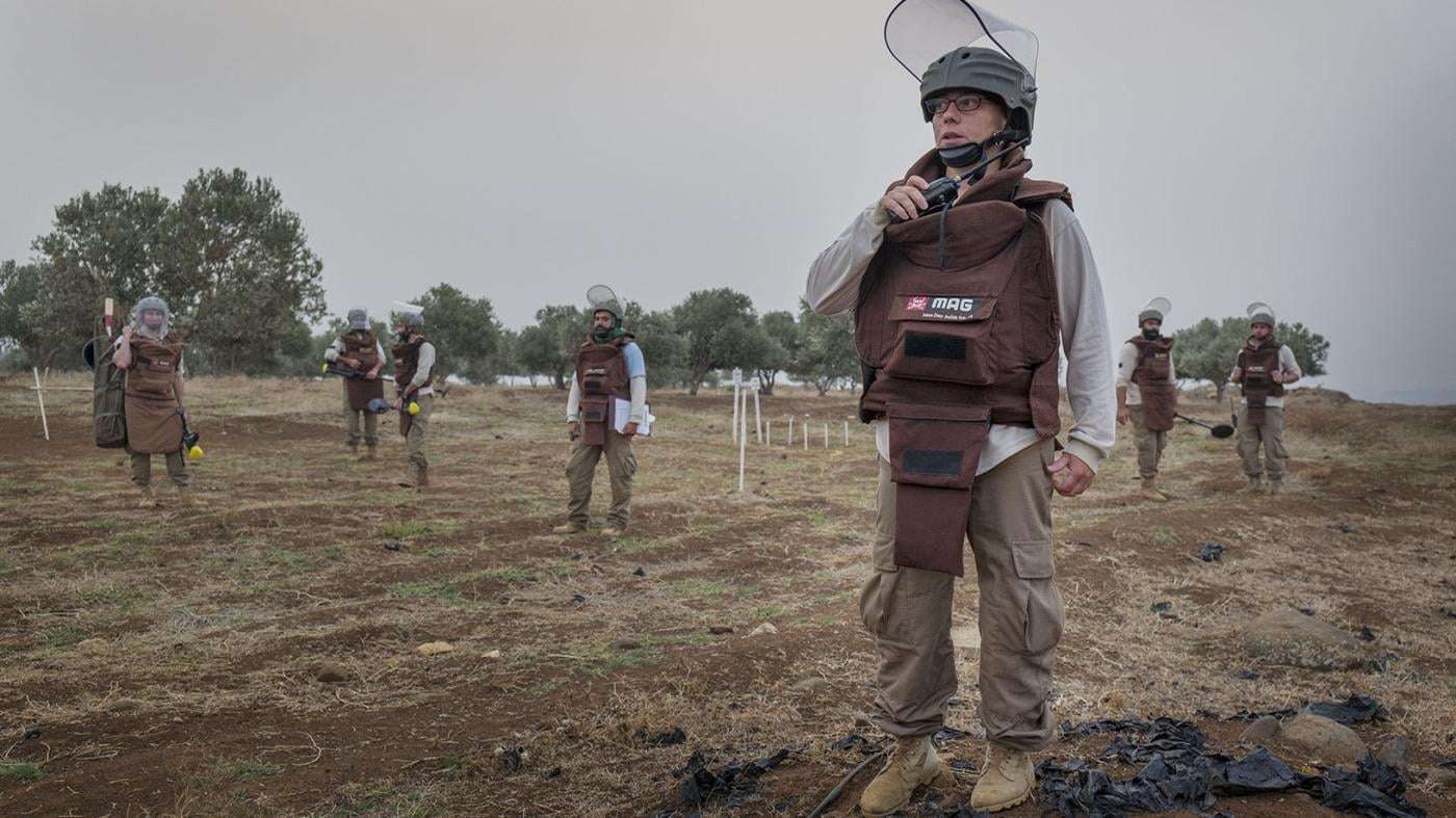 image for This wedding photographer now removes landmines for a group that's won a top prize