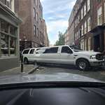 image for A bit of a pickle - Huge American stretched Limo down narrow London streets