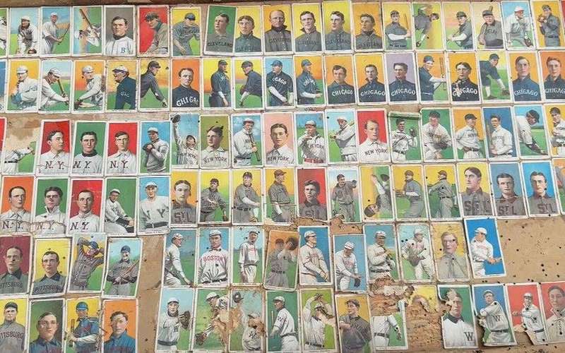 image for He paid $75 for baseball cards glued to a wooden chest. They're likely worth thousands of dollars.