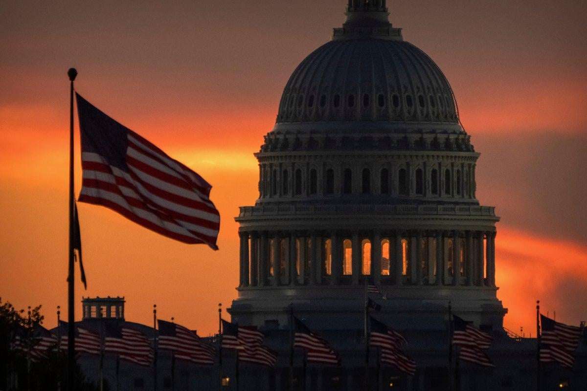 image for Multiple Republican congressional offices have received American flags with embedded ‘optical illusion’ swastikas: report