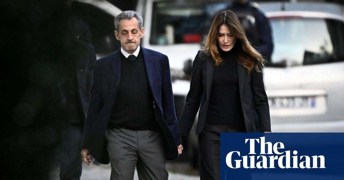image for Nicolas Sarkozy enters prison to begin five-year sentence over criminal conspiracy