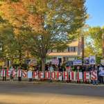 image for [OC] Protest in front of Russell Vought's Home (Heritage Foundation) after NO KINGS protest in DC