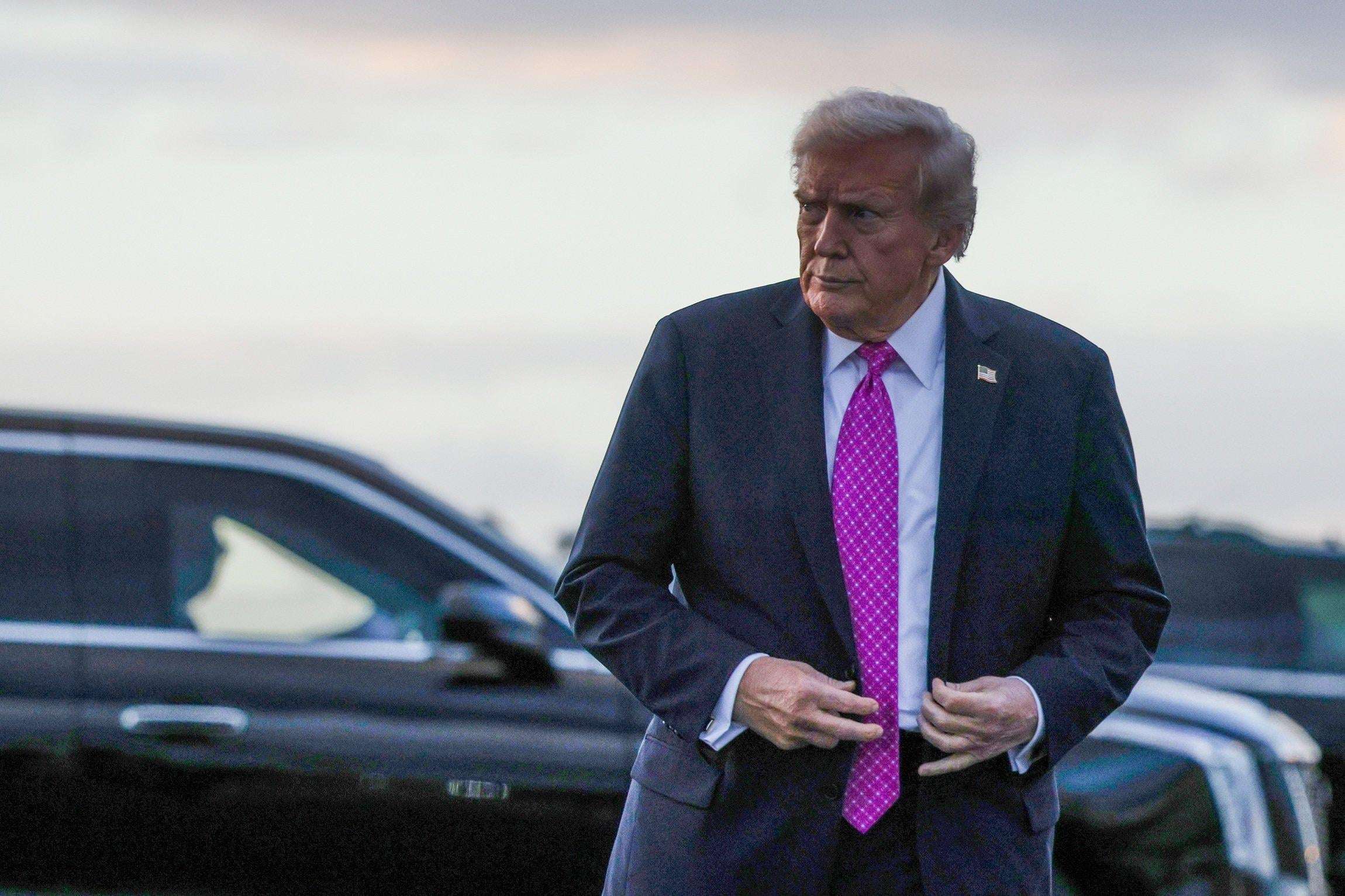 image for Trump Wrongly Claims He Can Invoke Insurrection Act to Shut Down Courts