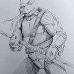 image for I drew a ninja turtle for my niece.