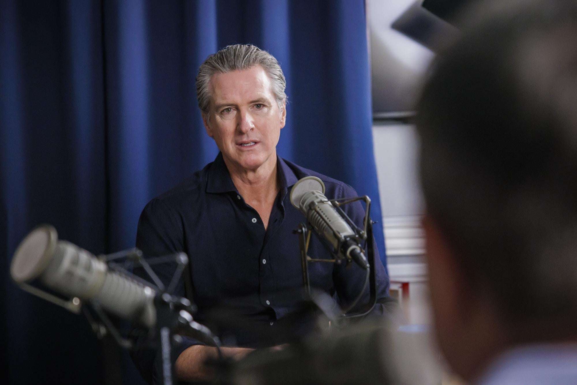 image for Newsom Says Trump Is ‘Rigging the Election’ With Federal Poll Monitors