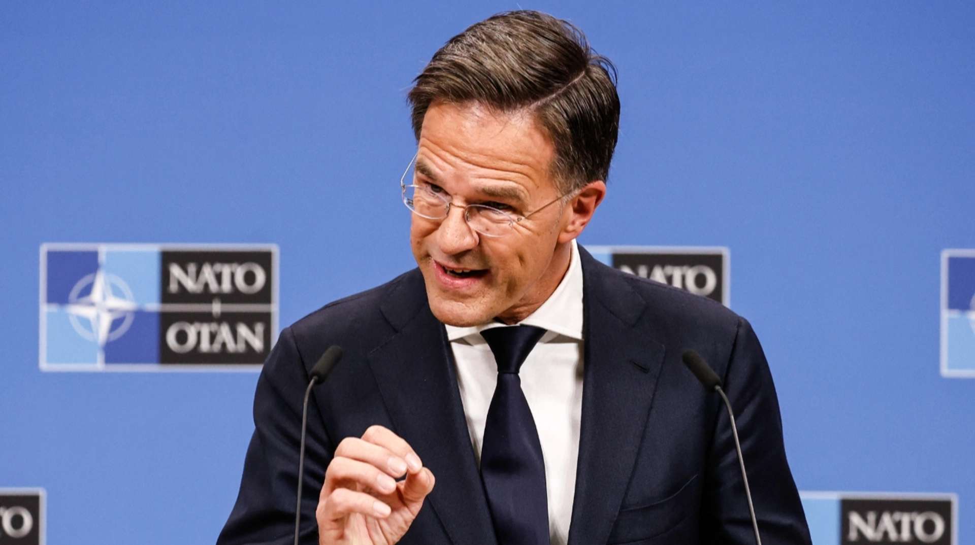 image for NATO secretary general says Putin is "running out of money, troops and ideas"
