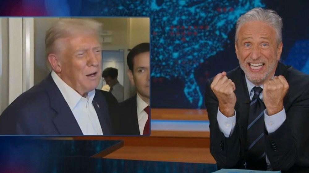 image for Jon Stewart Says Trump Is ‘Definitely’ Planning to Serve Third Term: You Don’t ‘Build a 90,000 Square Foot Ballroom for the Next Guy’