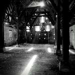 image for The inside of an ancient barn in Bredon, UK, built around 1350 at the time of the Black Death