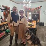 image for My costume with my wife this year! We won our friend groups costume contest.
