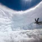 image for (OC) Air Force 'Hurricane Hunters' fly through the eye of Hurricane Melissa