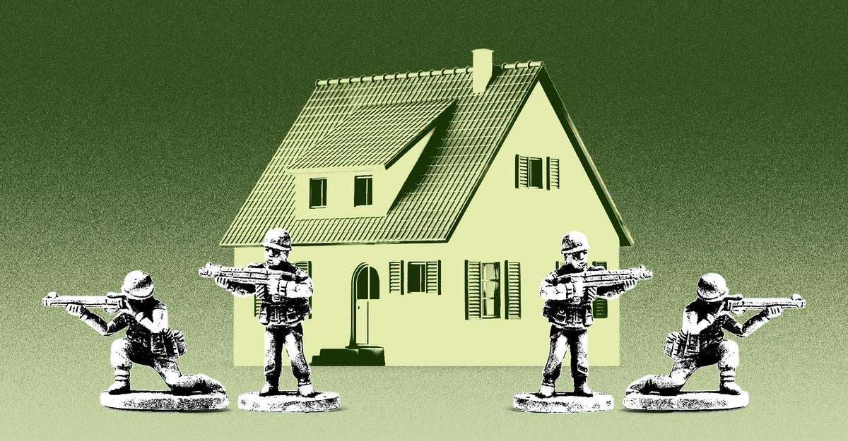 image for Top Trump Officials Are Moving Onto Military Bases