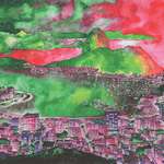 image for [OC] I'm a little afraid to share this painting I made of Rio de Janeiro, but I hope you like it. 😊