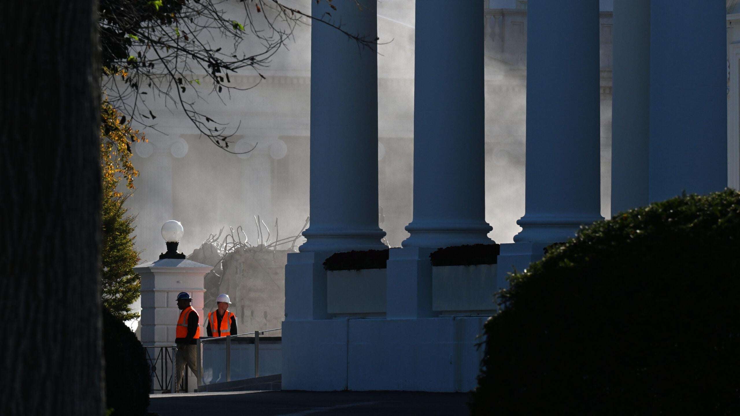 image for Trump’s swift demolition of East Wing may have launched asbestos plumes
