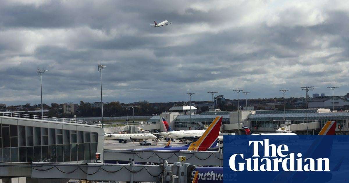 image for Flights delayed across US amid air traffic controller shortages as shutdown drags on