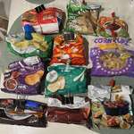 image for My wife thinks this is a normal amount of opened chip bags.
