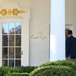 image for OC: A temporary sign is displayed outside of the Oval Office