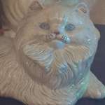 image for My wife's ceramic cat looks like the fat JD Vance meme