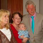 image for My mom and aunt with bill clinton