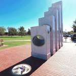 image for The Veterans Day memorial was designed to align perfectly at 11:11 on each Veterans Day.