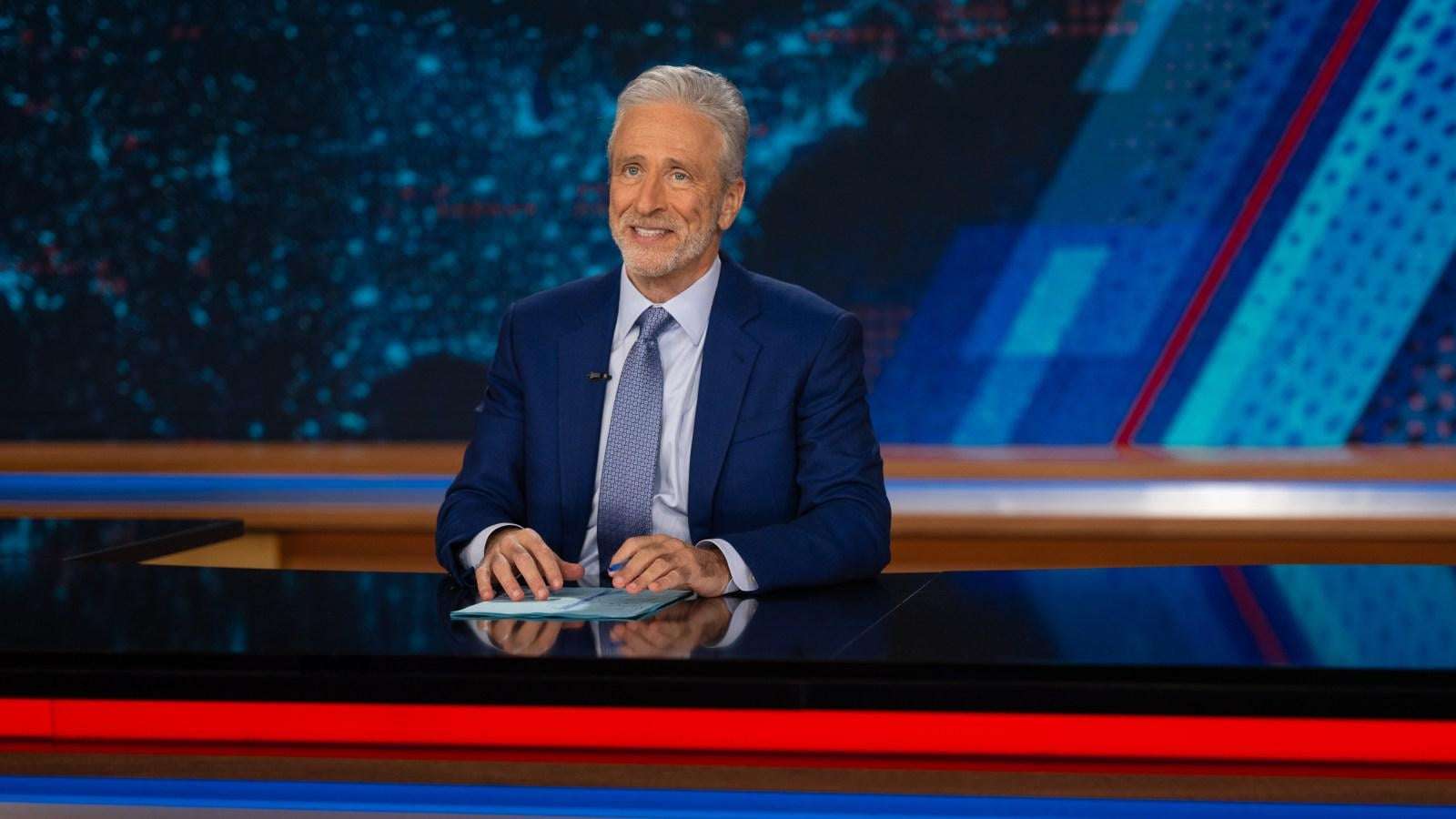 image for Jon Stewart Tears Into Democrats for Caving on Government Shutdown: ‘I Can’t F-cking Believe It’