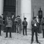 image for Black Panthers conducting armed protest at the Capitol leading to gun control by Reagan & the NRA