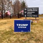 image for [OC] There were many signs and flags at the winery already so I thought I'd add one more. ArtvsTrump