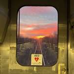 image for Caught the sunrise from the train this morning
