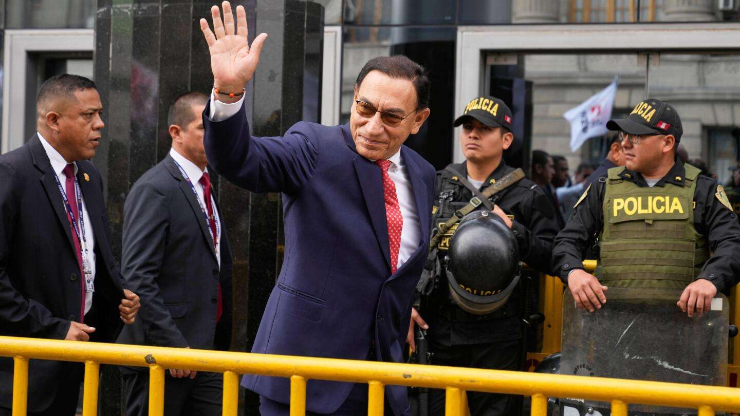 image for Peru sentences former President Vizcarra to 14 years in prison for corruption