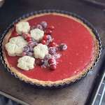 image for Happy Thanksgiving. Here's a Cranberry Tart I made for you all/